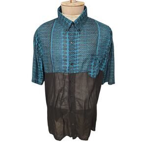 Manaola Men's Button-Down Shirt - Size XL